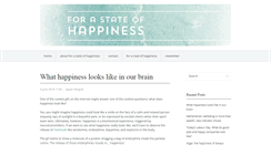 Desktop Screenshot of forastateofhappiness.com